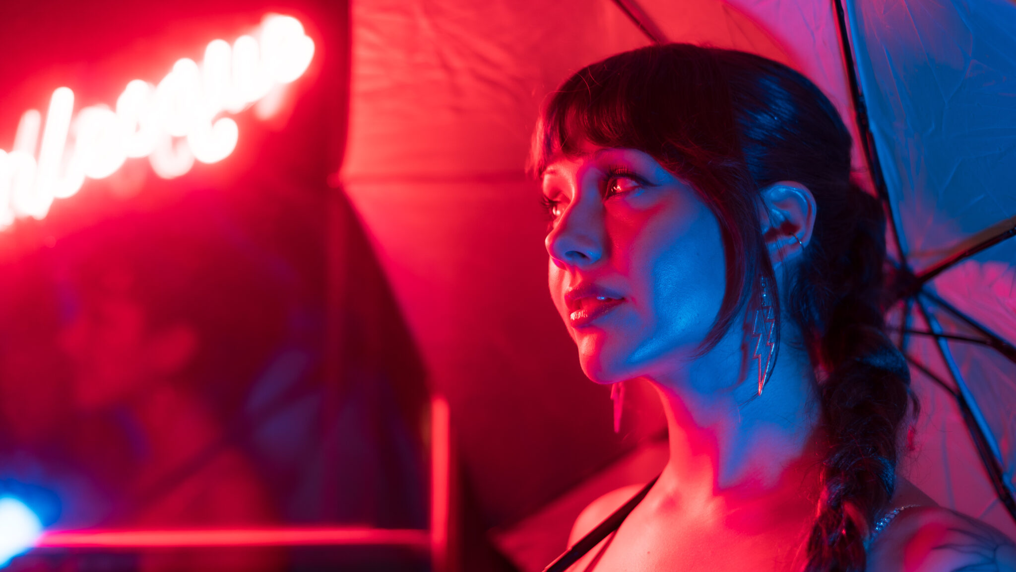 Presley and Run N Gun Photography Neon Collaboration in Nashville, TN.